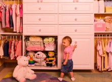 Детская одежда и порядок в шкафу
