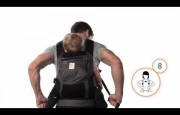 Как носить малыша на спине в рюкзачке ErgoBaby